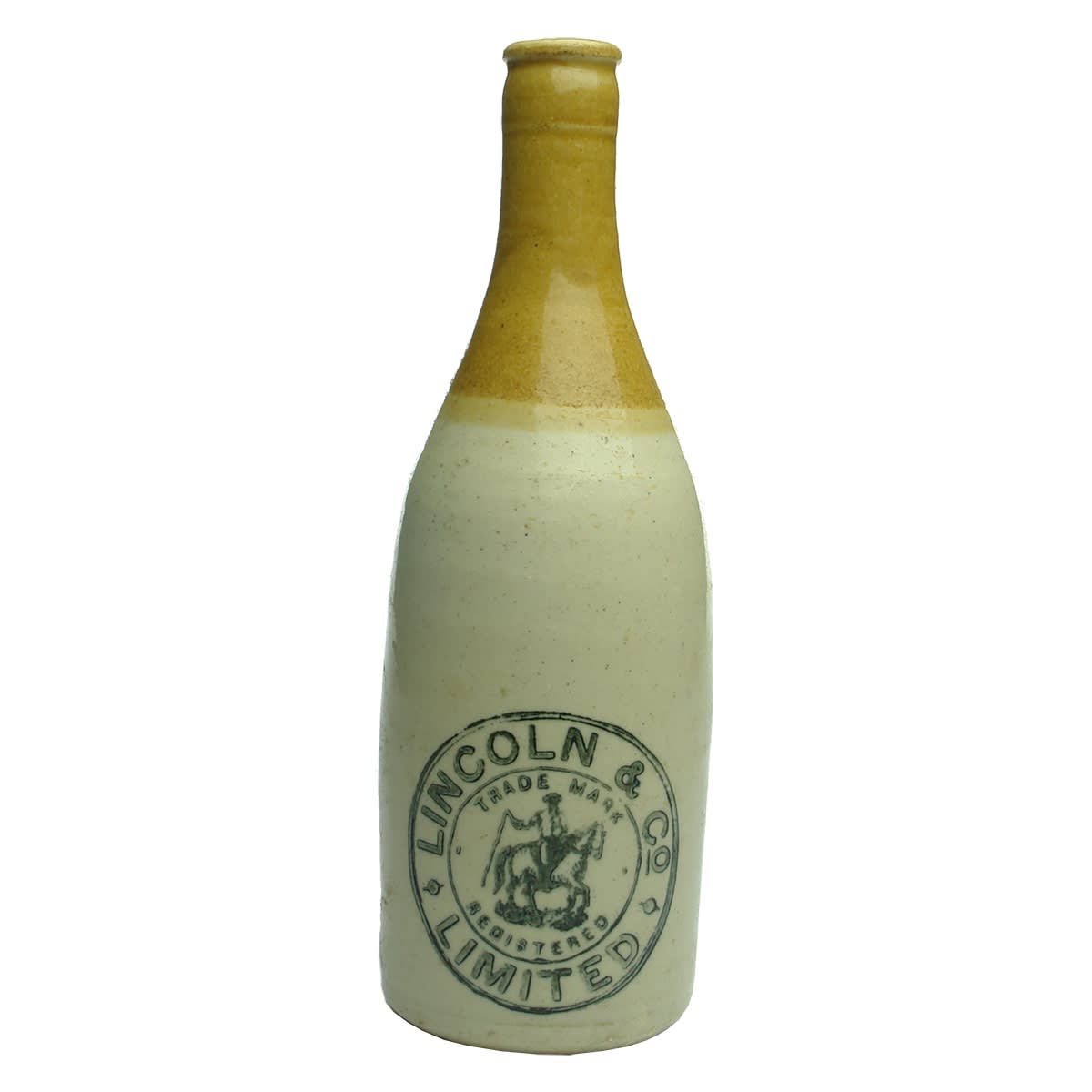 Ginger Beer. Lincoln Limited. Narrandera etc. Crown Seal. Champagne. Tan Top. (New South Wales)