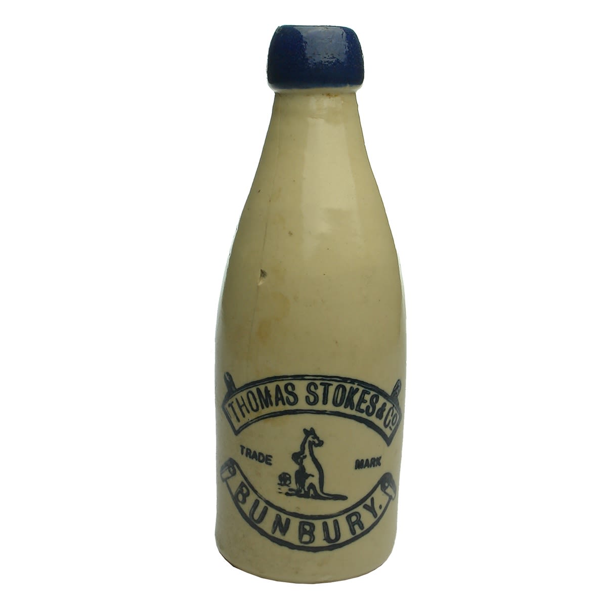 Ginger Beer. Thomas Stokes & Co, Bunbury. Champagne. Blue Lip. (Western Australia)