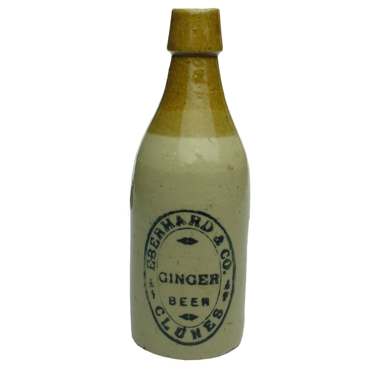 Ginger Beer. Eberhard & Co, Clunes. Cork stopper. Champagne. Tan Top. (Victoria)