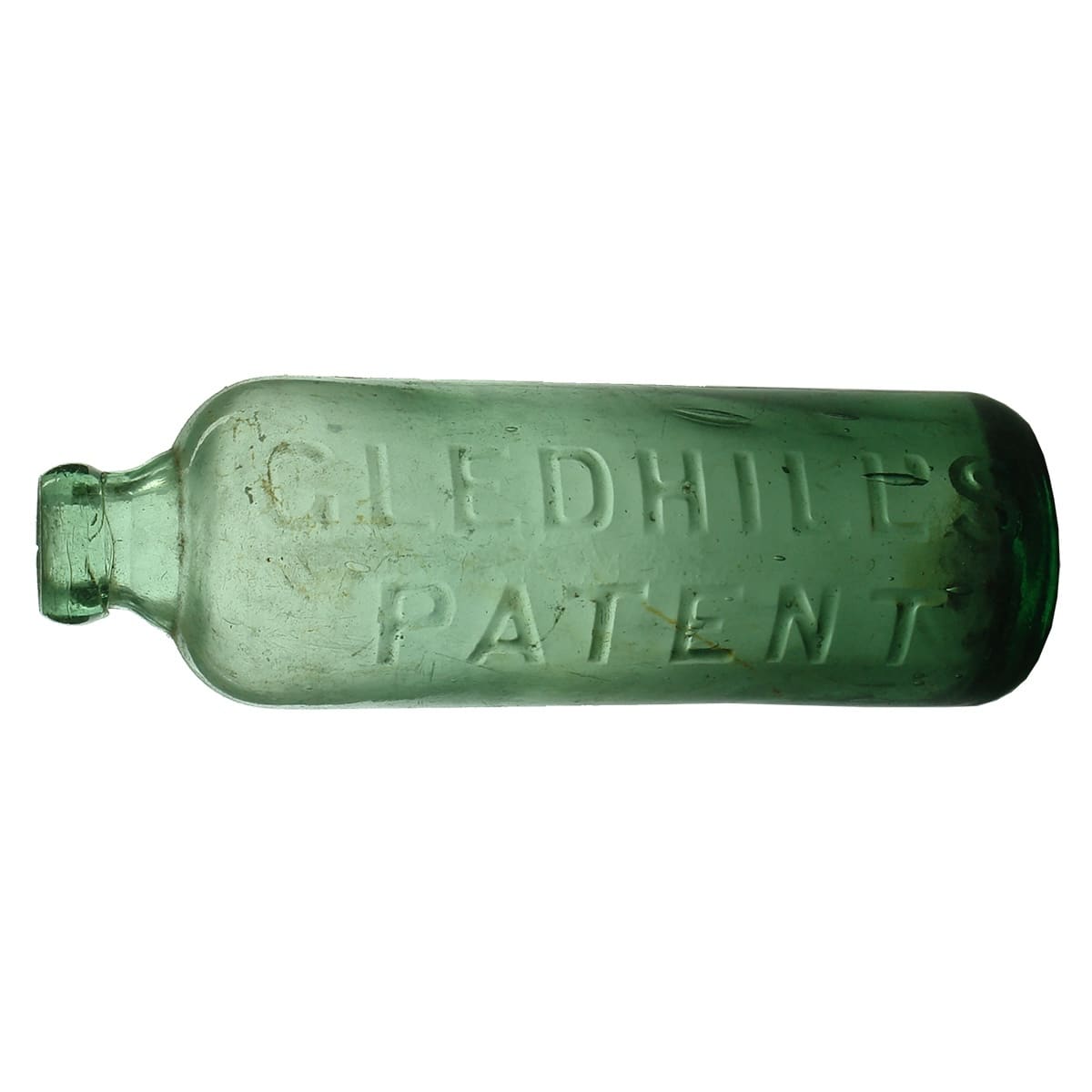 Patent Aerated Water. Gledhill's Patent. Aqua. 10 oz.