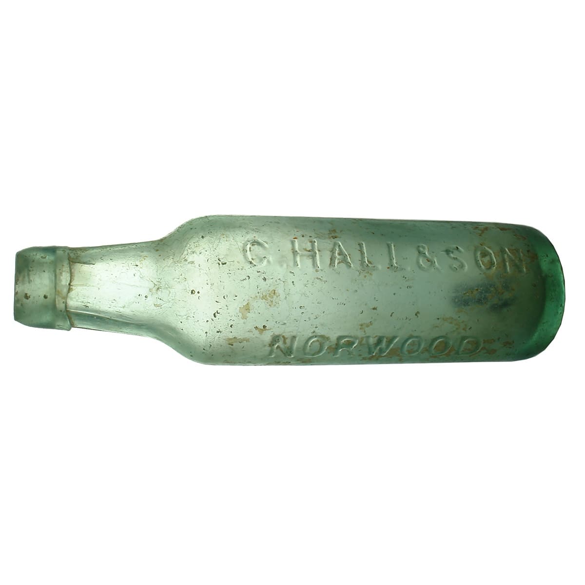 Lamont. G. Hall & Son, Norwood. Castleford Bottle Co. Aqua. 10 oz. (South Australia)