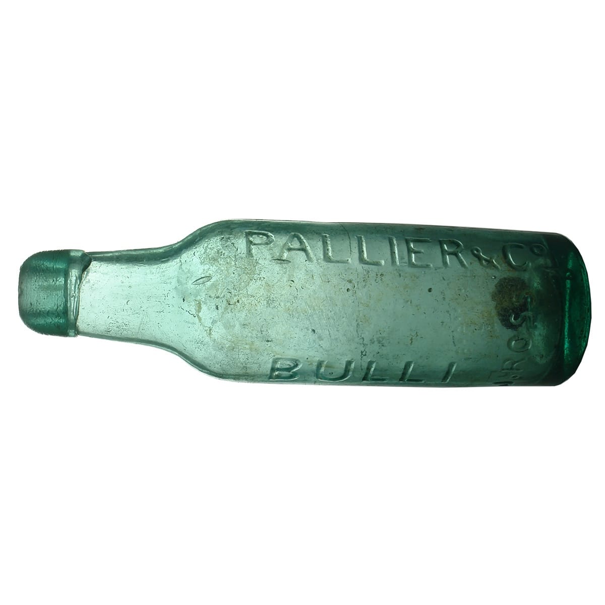 Lamont. Pallier & Co, Bulli. Aqua. 10 oz. J. Ross Bottle Maker Sydney. (New South Wales)