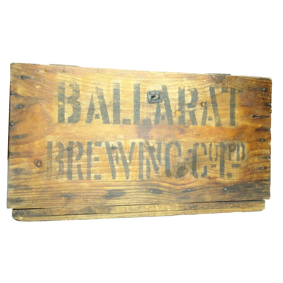 Large wooden Brewery bottle crate. Ballarat Brewing Co Ltd. (Victoria)  (NOT FOR POST, THIS ITEM IS TOO LARGE)