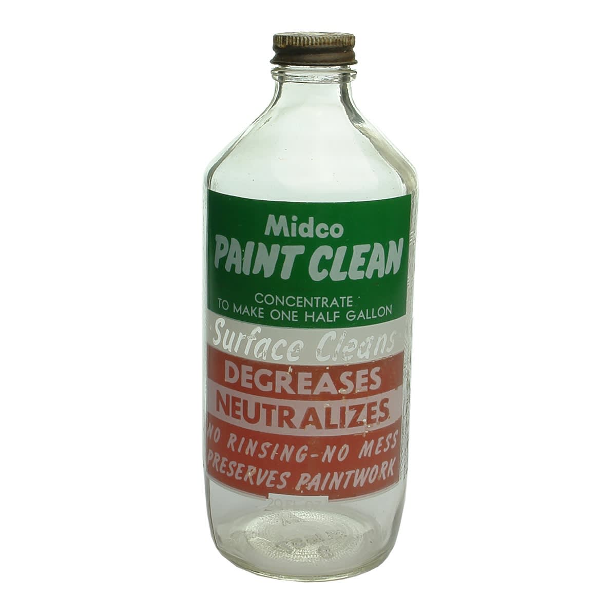 Ceramic Label Paint Cleaner. Midco Paint Clean. H. M. Middlebrook Pty Ltd.