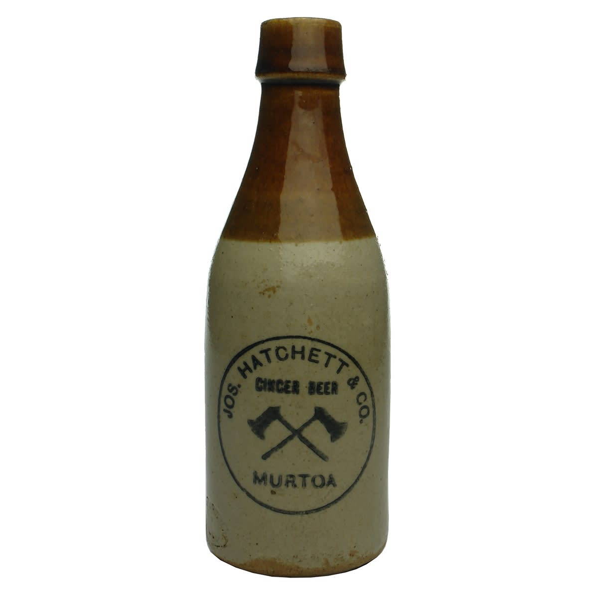 Ginger Beer. Jos. Hatchett & Co, Murtoa. Champagne. Tan Top. (Victoria)