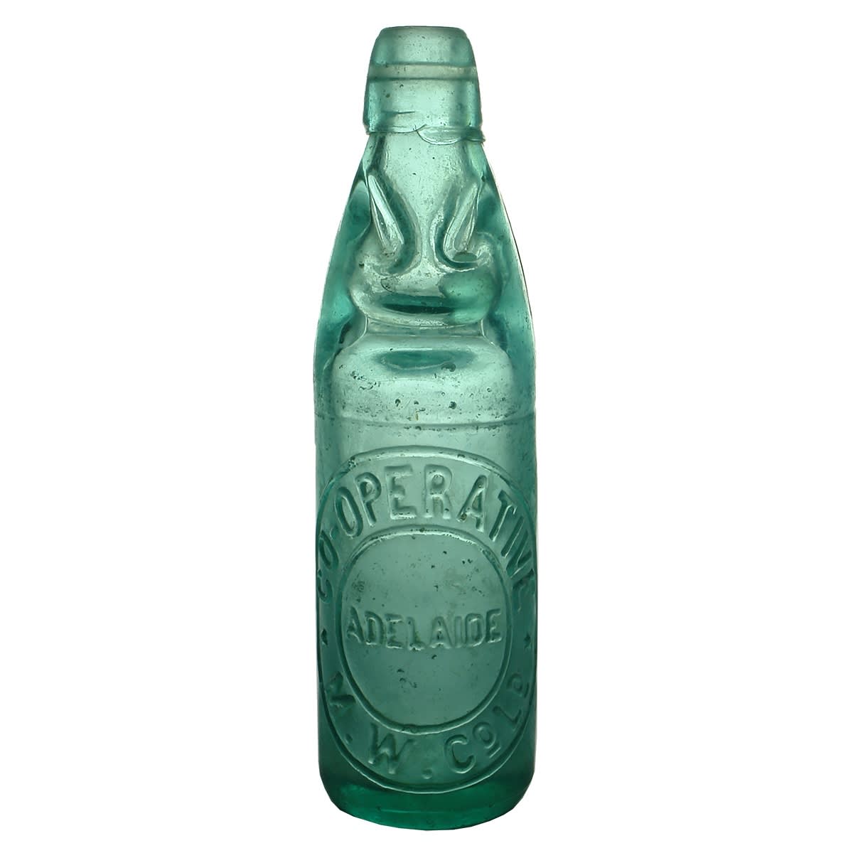 Codd. Co-operative Mineral Water Co. Ltd., Adelaide. Niagara. Aqua. 10 oz. (South Australia)