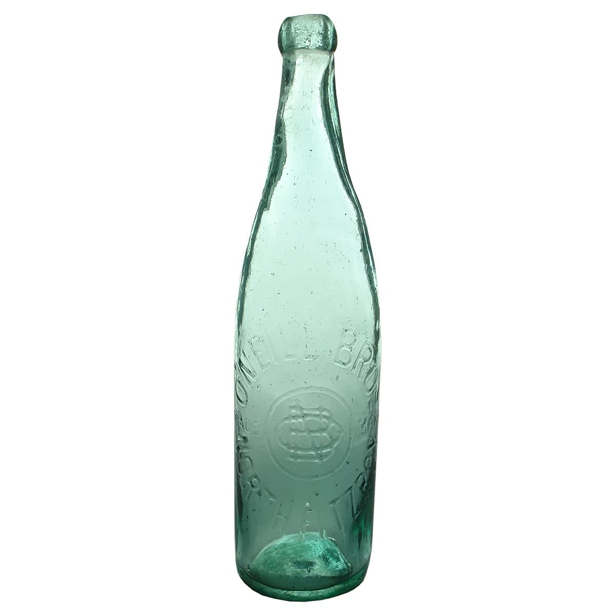 Corker. O'Neill Bros, North Fitzroy. Monogram. Aqua. 26 oz. (Victoria)