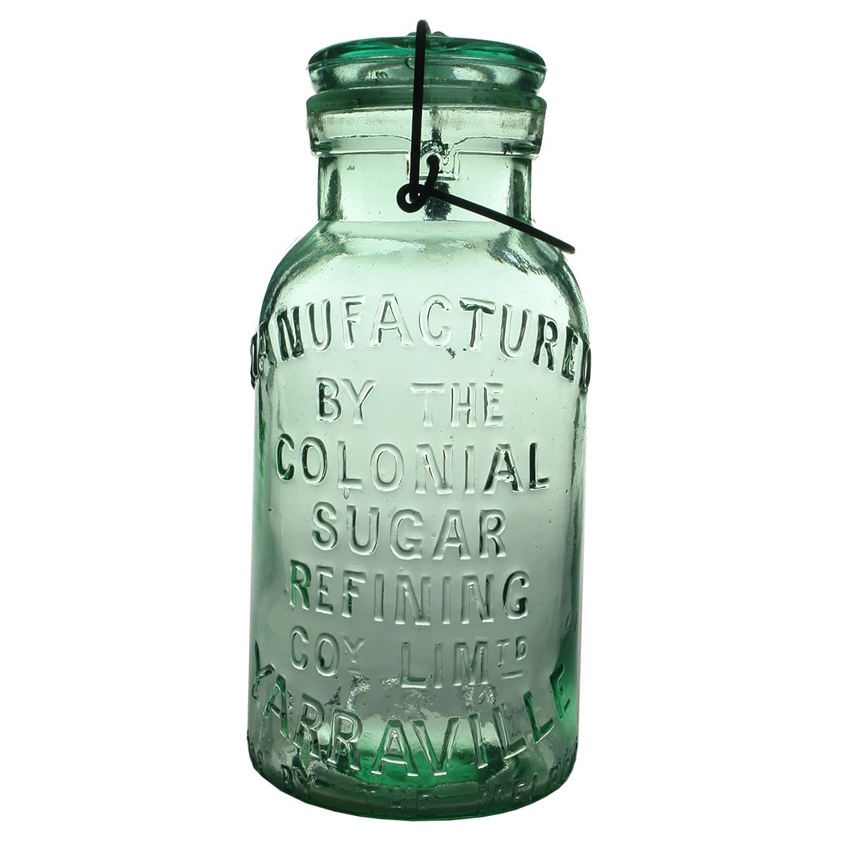 Fruit Jar. Colonial Sugar Refining Co., Yarraville. Quart. (Victoria)