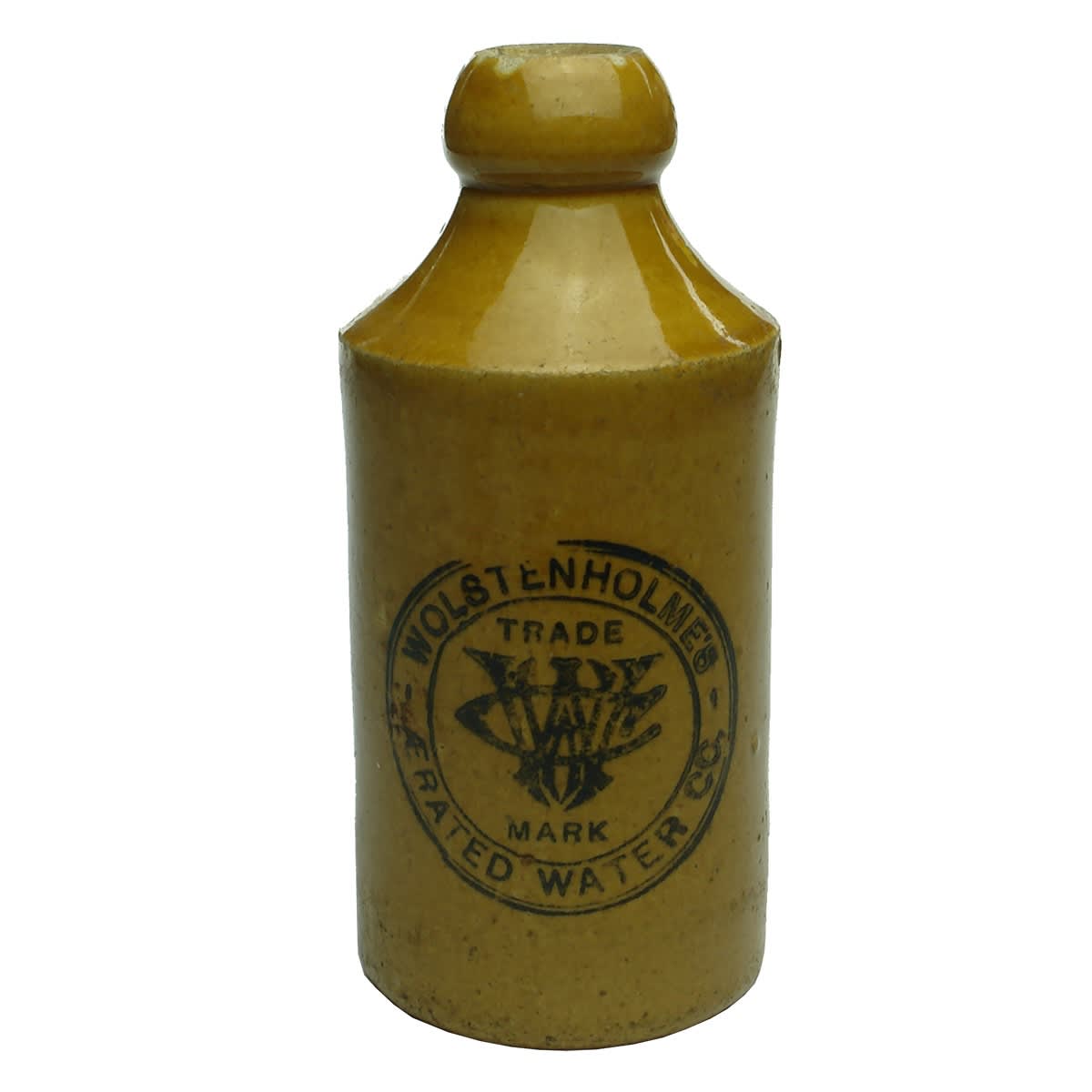 Ginger Beer. Wolstenholme's (Maitland). Internal Thread. Dump. All Tan. 10 oz. (New South Wales)