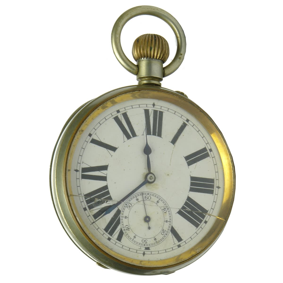 Miscellaneous. Antique Argentan Swiss made Goliath Pocket Watch. (Switzerland)