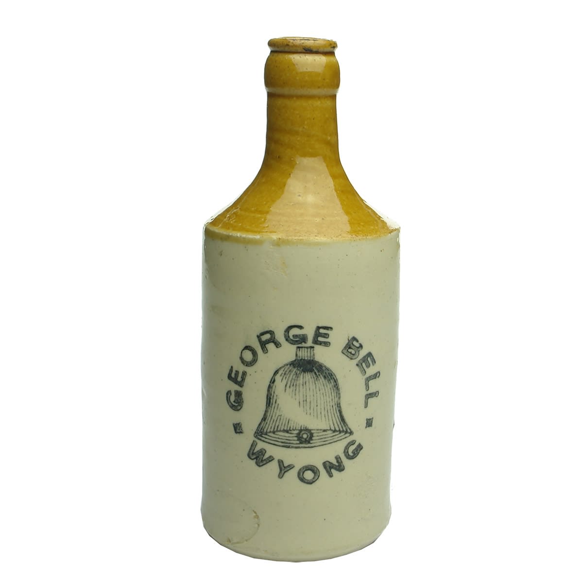 Ginger Beer. George Bell, Wyong. Crown Seal. Dump. Tan Top. (New South Wales)