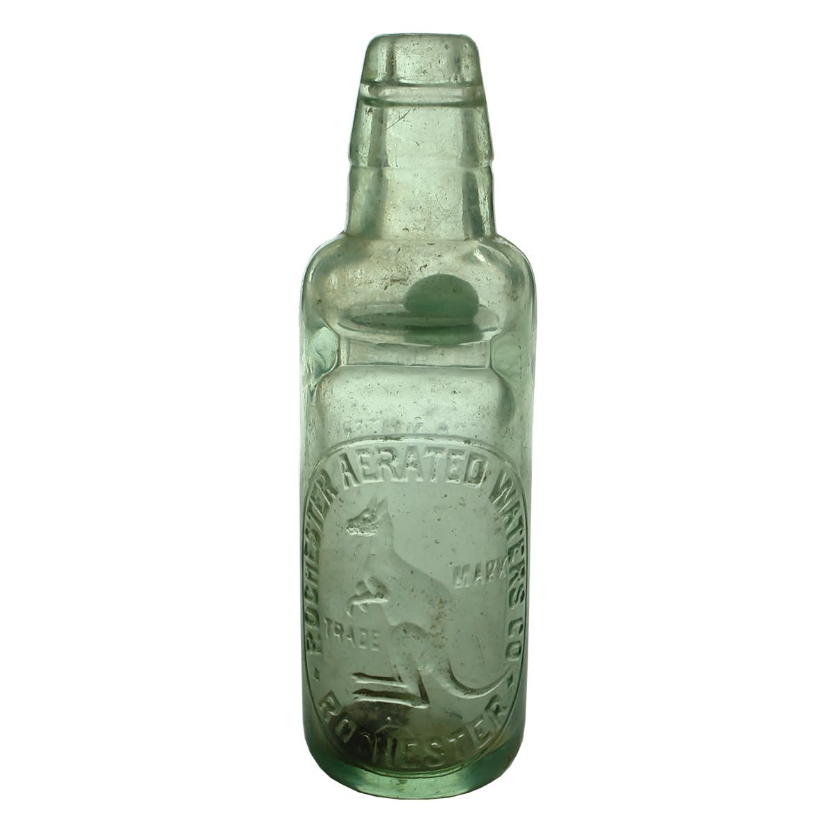 Codd. Rochester Aerated Waters. Kangaroo. Soda Water. All Way Pour. 6 oz. (Victoria)