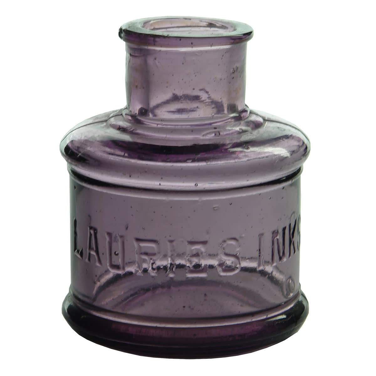 Ink. Lauries Inks. Cotton Reel. Amethyst. 2 oz. (New South Wales)