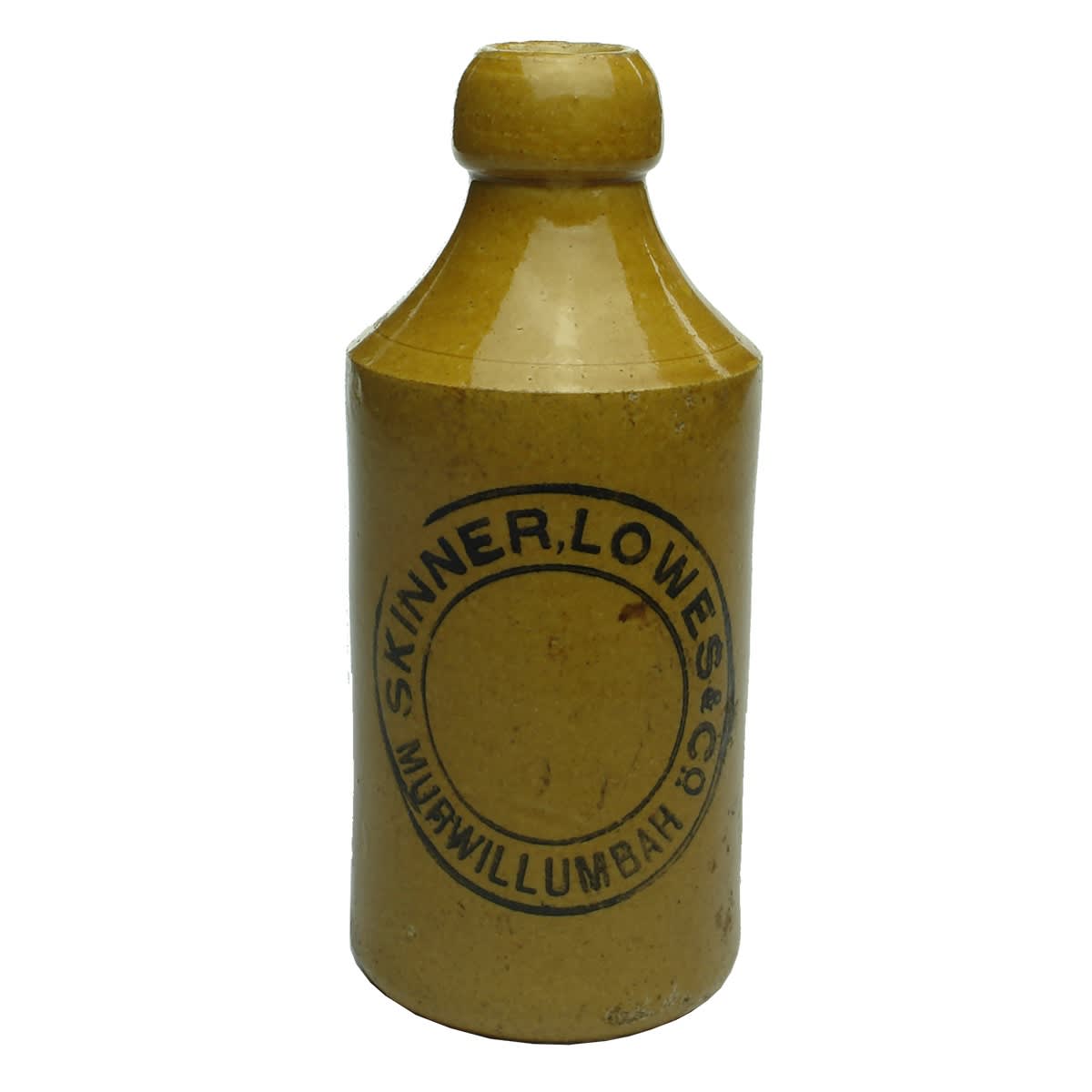 Ginger Beer. Skinner, Lowes & Co., Murwillumbah. Dump. All Tan. (New South Wales)