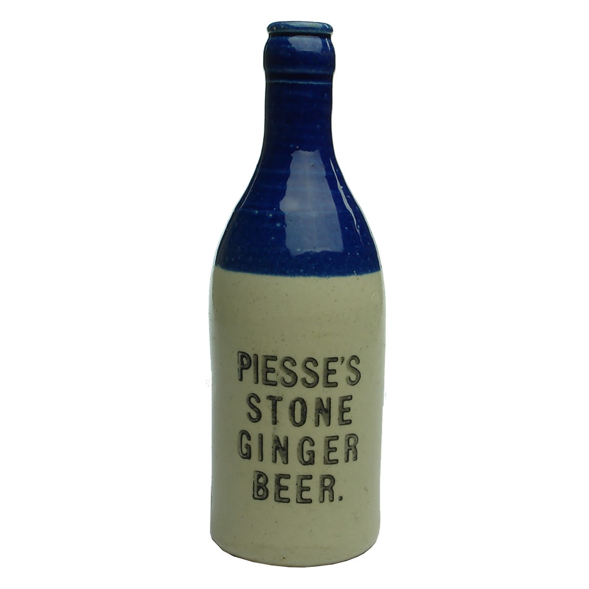 Ginger Beer. Piesse's. BCD & Piesse Ltd. Blue Top. Crown Seal. (Perth, Western Australia)