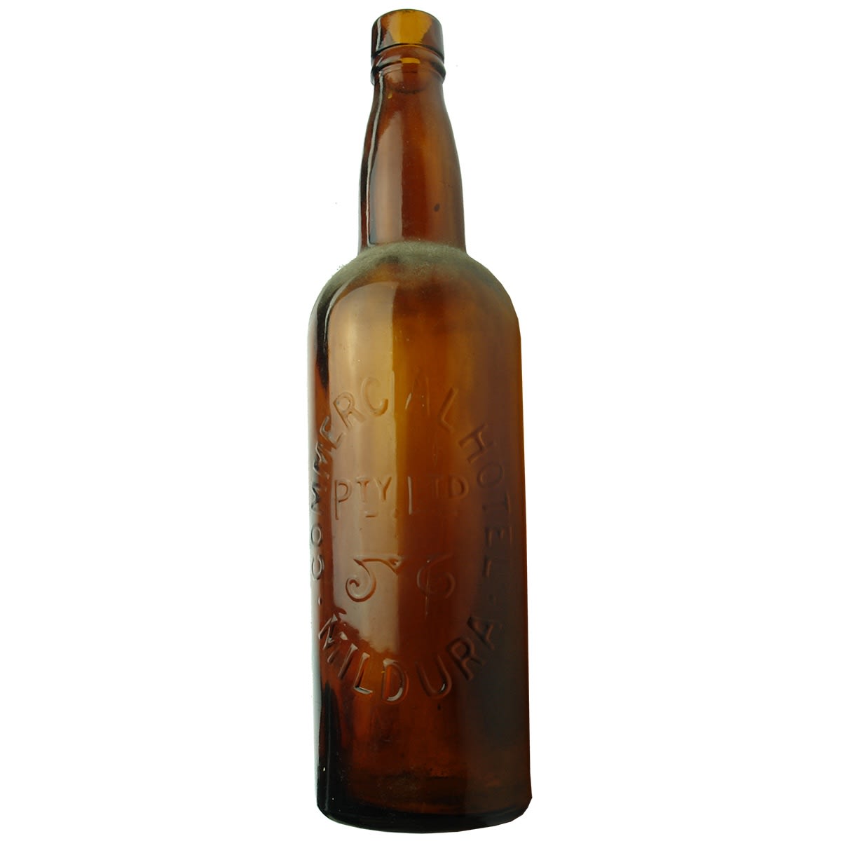 Whisky. Commercial Hotel Pty Ltd, Mildura. Amber. 26 oz. (Victoria)