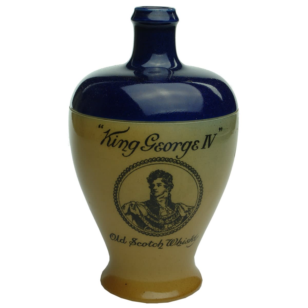 Whisky Jug. King George IV Old Scotch Whisky. Royal Doulton. (United Kingdom)