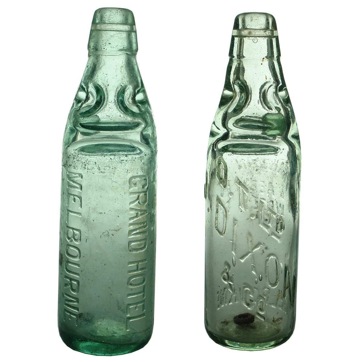 2 Codds: Grand Hotel, Melbourne; O. T. Ltd, J. Dixon & Co, Prahran. (Victoria)