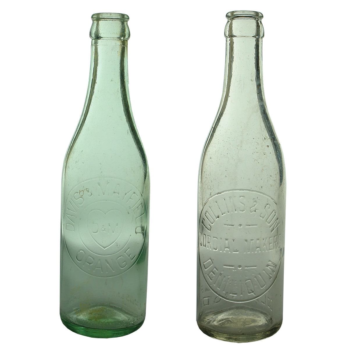 2 Crown Seals: Davis & Mayfield, Orange; Collins & Son, Deniliquin. (New South Wales)