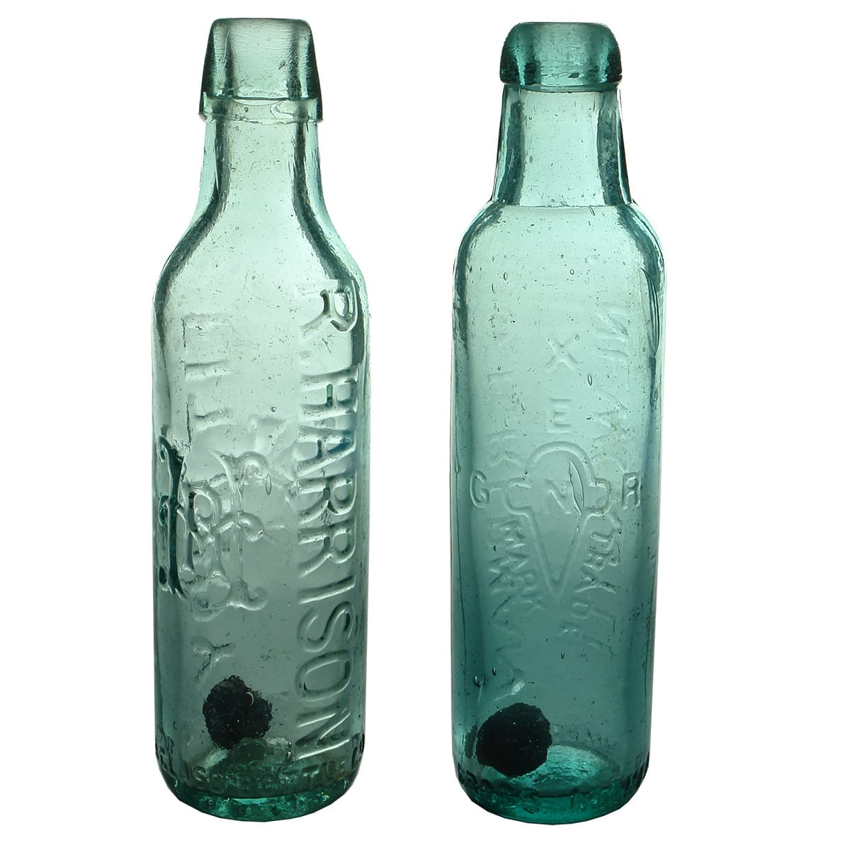 2 Lamonts. R. Harrison, Fitzroy. Melbourne Glass Bottle Works; G. E. Redman, Newcastle. J. Ross Maker Camperdown. (Victoria & New South Wales)
