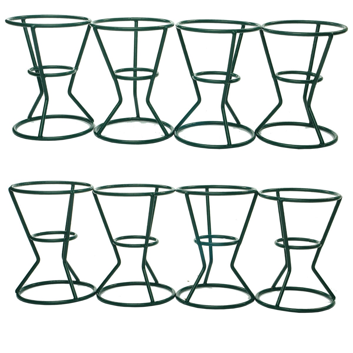 Torpedo. Eight x Powder Coated Wire Torpedo Stands.
