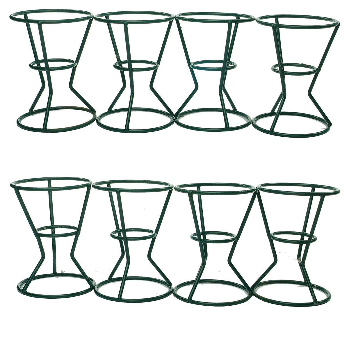 Torpedo. Eight x Powder Coated Wire Torpedo Stands.