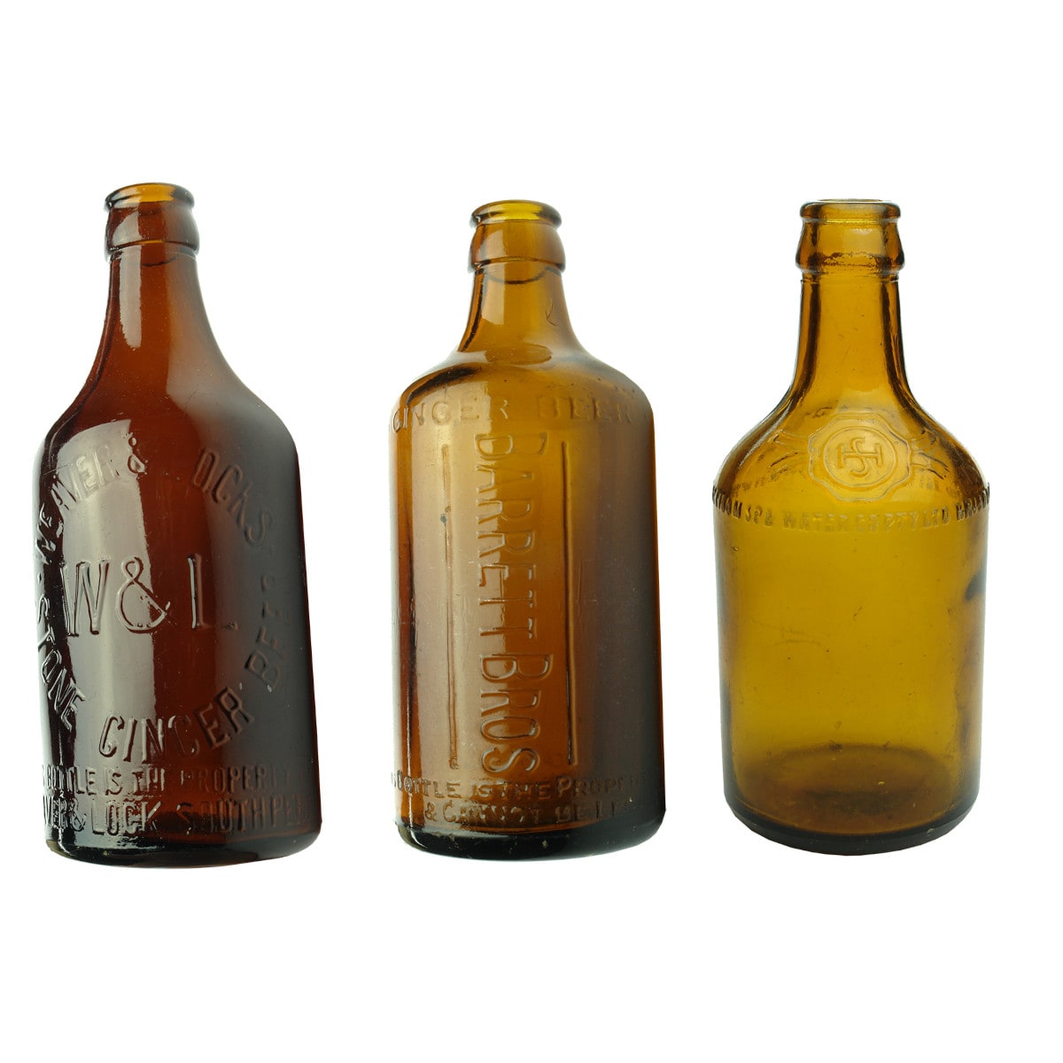 3 Glass Ginger Beers. Weaver & Locks Stone Ginger Beer. South Perth; Barrett Bros North Fitzroy; Helidon Spa Water Co Pty Ltd Brisbane. (Western Australia, Victoria & Queensland)