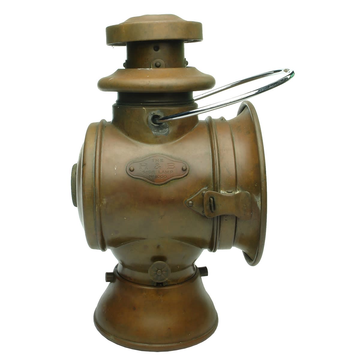 Lamp. H & B Side Lamp, No 1000. (Howes & Burley, Birmingham, United Kingdom)