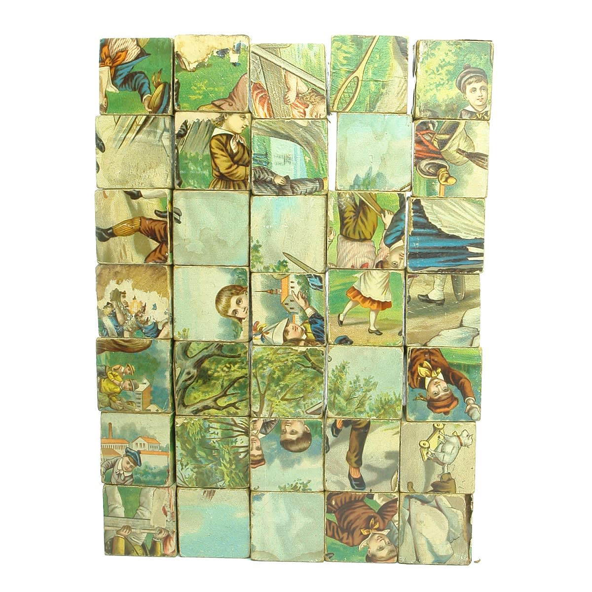 Toy. 6 Sided Puzzle In Castilever Box.