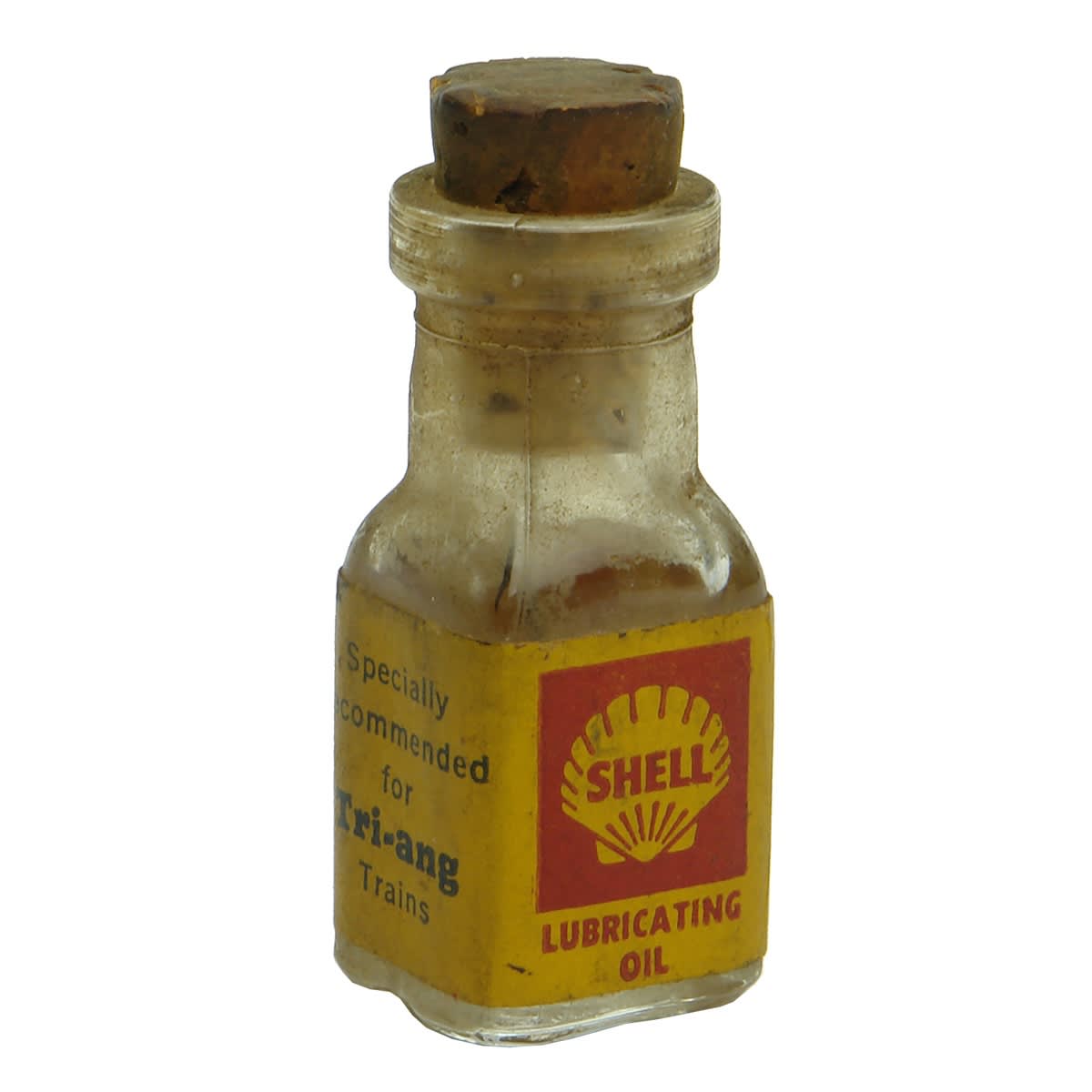 Garagenalia. Shell Lubricating Oil bottle for Tri-ang Trains.