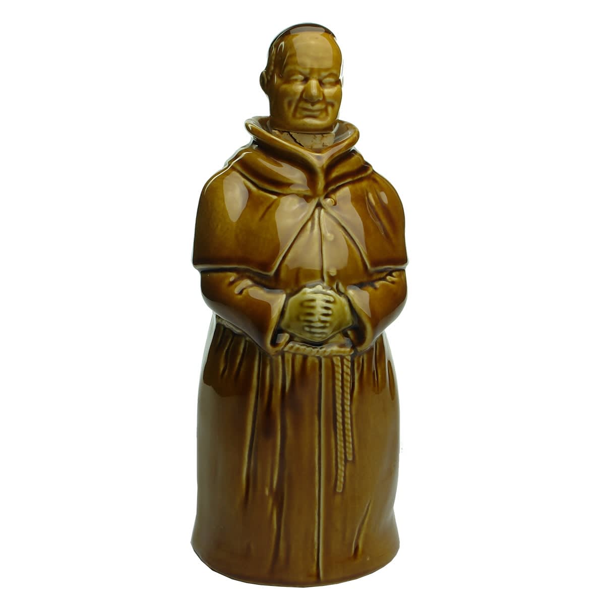 Whisky. Figural Ceramic Abbots Choice Scotch Whisky. John McEwan & Co Ltd Leith Scotland.