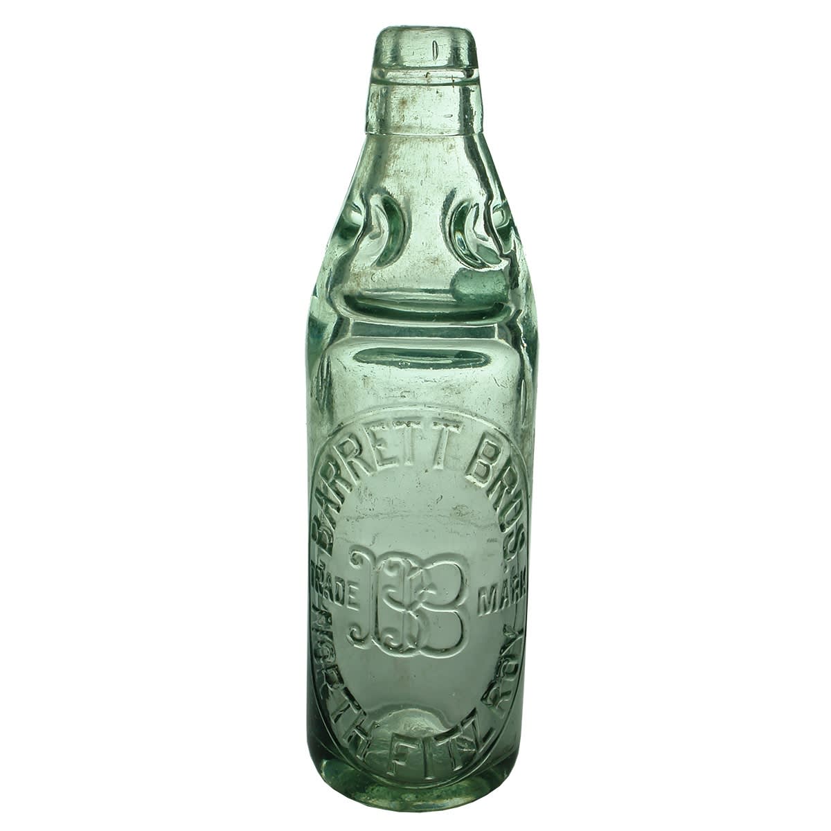 Codd. Barrett Bros., North Fitzroy. 10 oz. Applied top. (Victoria)