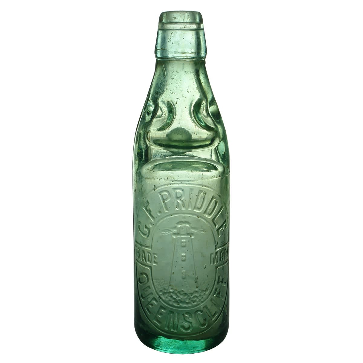 Codd. G. F. Priddle, Queenscliff. Dobson. Aqua. 10 oz. (Victoria)