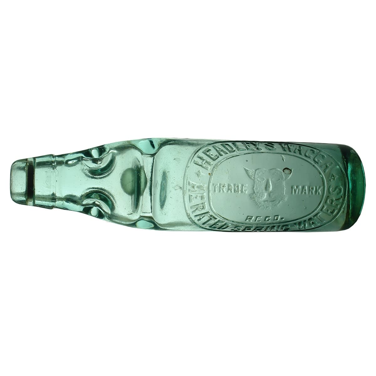 Codd. Headley's Aerated Spring Waters, Wagga. Dobson. 10 oz. (New South Wales)