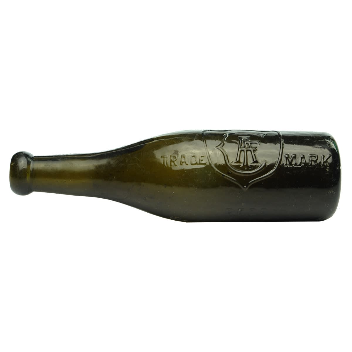 Blob top Soda. A. F. Cameron, Mudgee. Dark Green. 6 oz. (New South Wales)