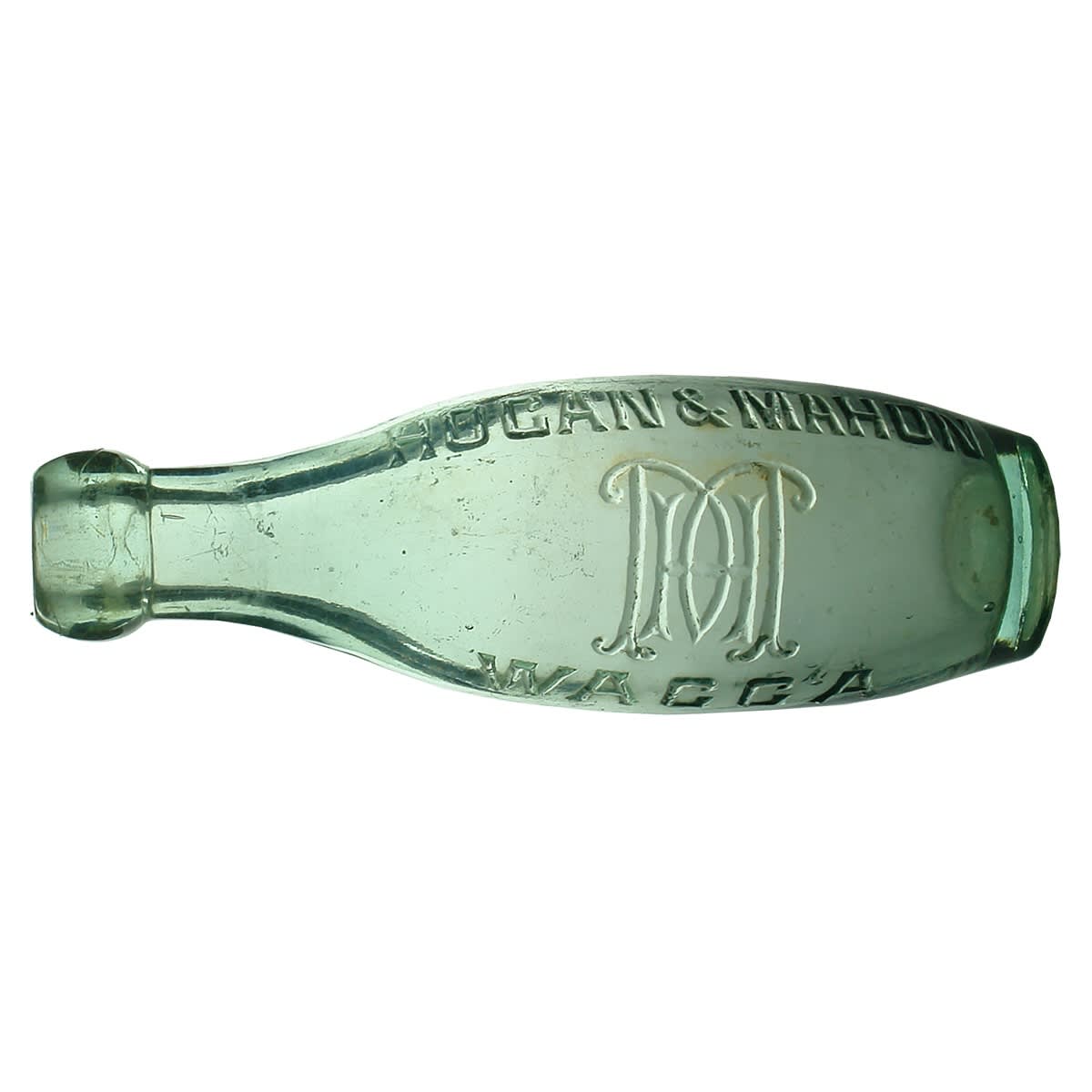 Blob top Skittle. Hogan & Mahon, Wagga. Monogram. 6 oz. (New South Wales)
