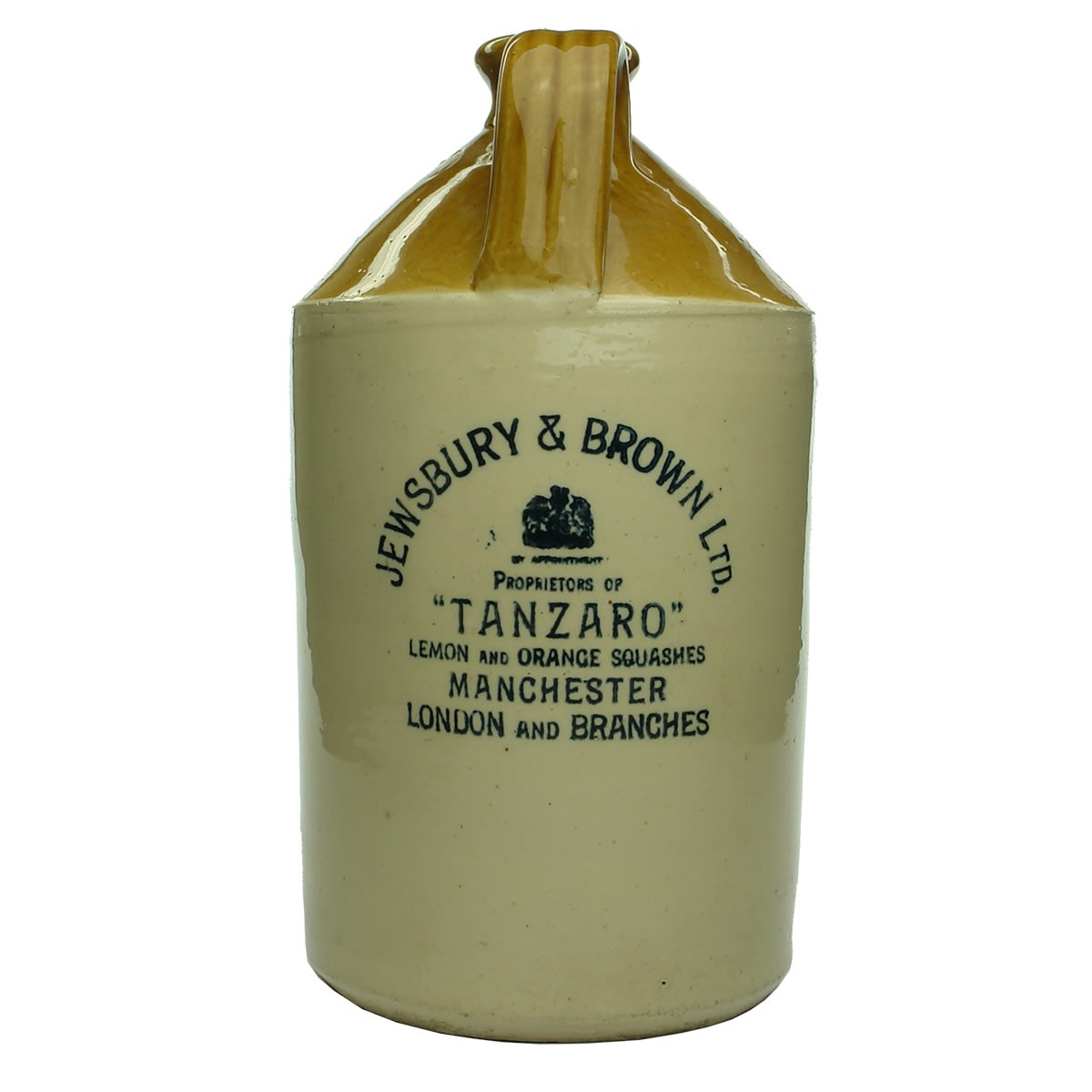 Demijohn. Jewsbury & Brown Ltd. Manchester, London and Branches. Tanzaro Squashes. (UK)