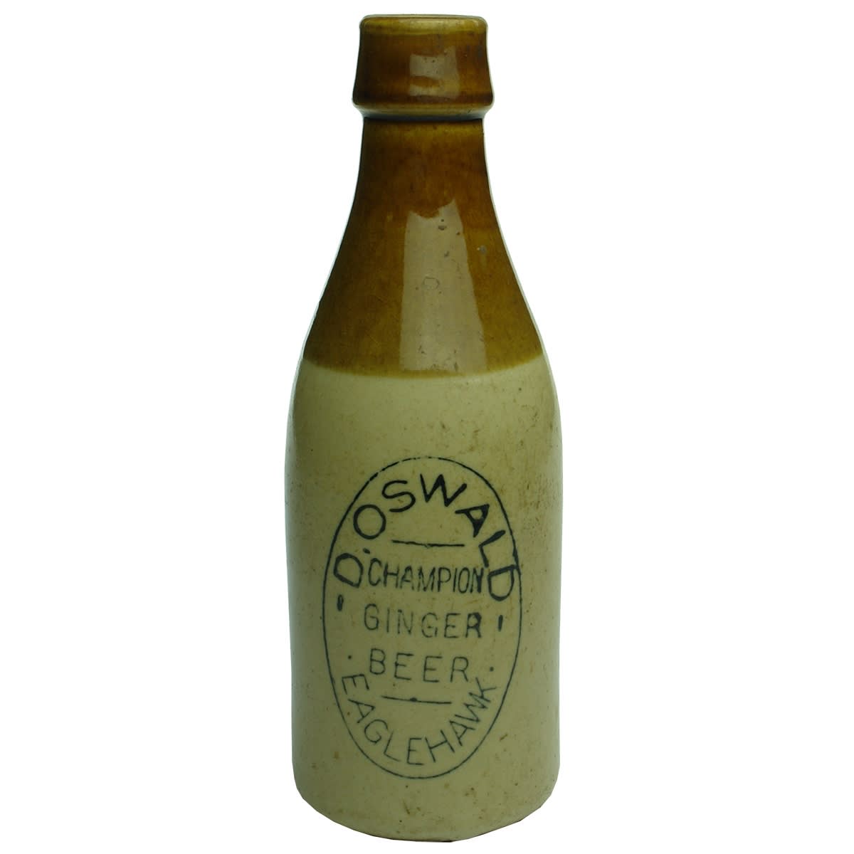 Ginger Beer. D. Oswald, Eaglehawk. Champagne. Tan Top. (Victoria)