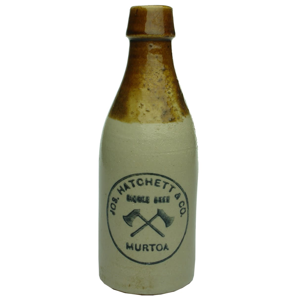 Ginger Beer. Jos. Hatchett & Co, Murtoa. Champagne. Tan Top. (Victoria)
