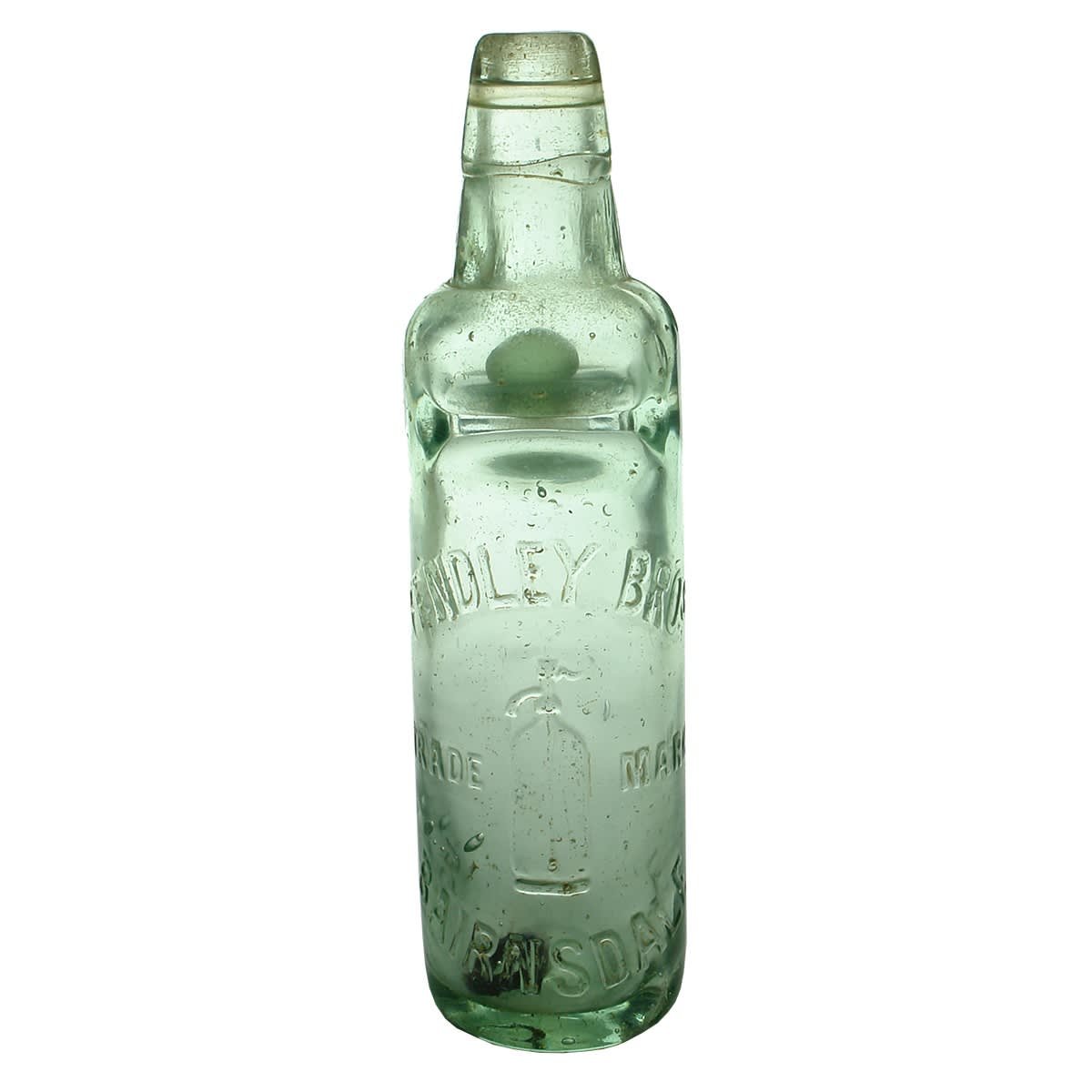 Codd. Fendley Bros, Bairnsdale. Soda Syphon trade mark. All Way Pour. 10 oz. (Victoria)
