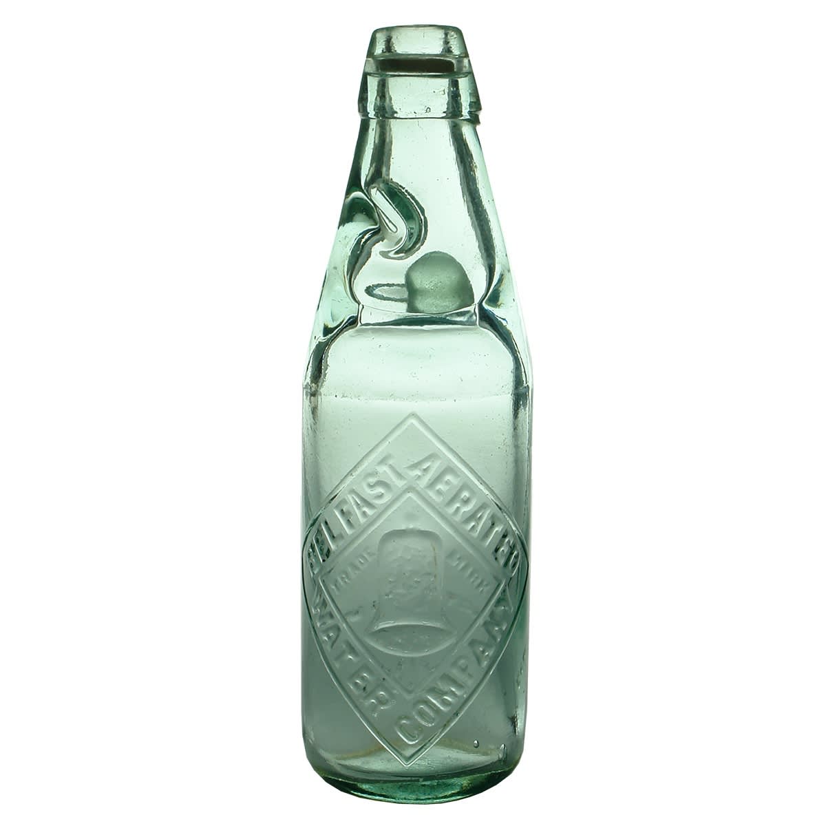 Codd. Belfast Aerated Water Company. Bell with Fast. Cannington Shaw makers. 10 oz. (New South Wales)