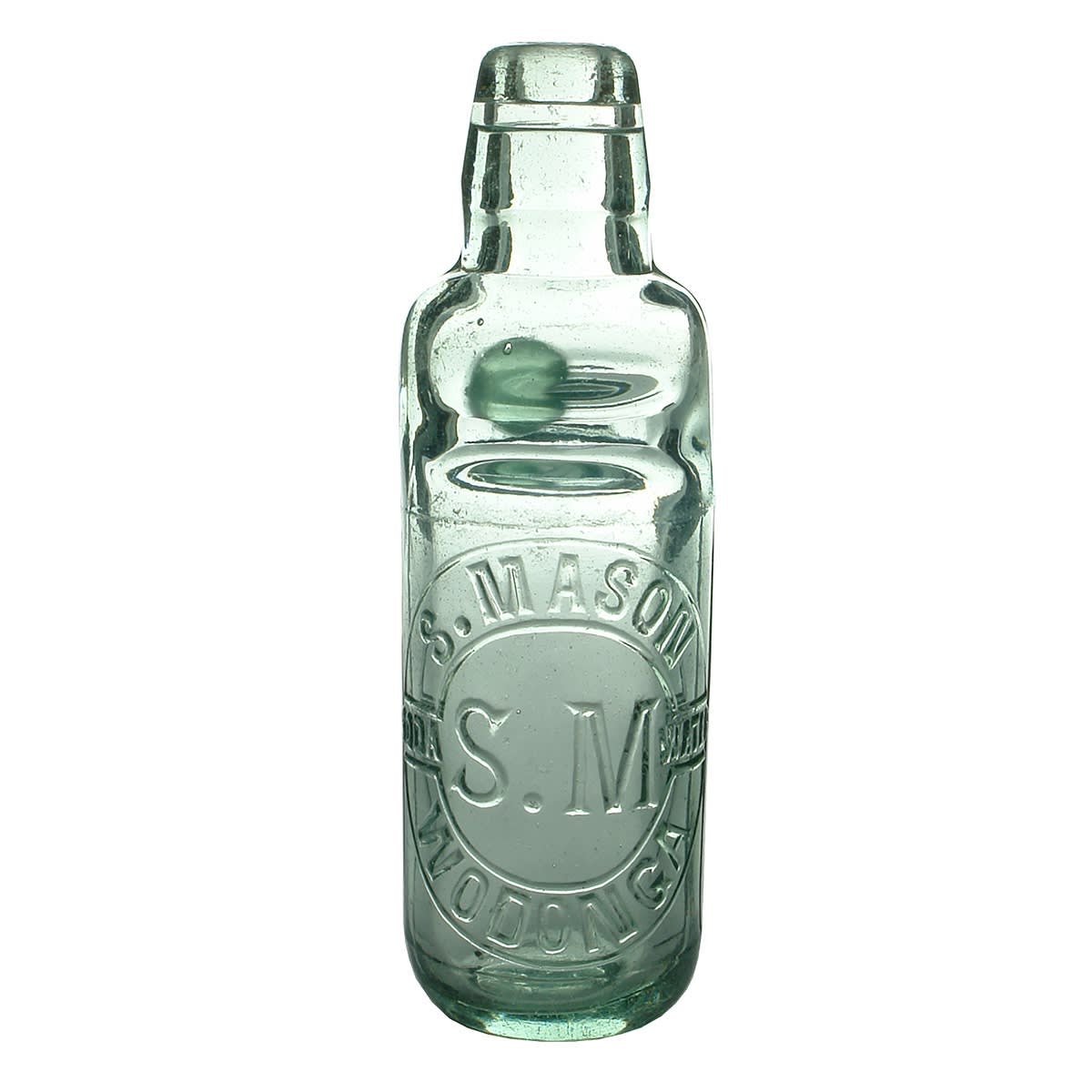 Codd. S. Mason, Wodonga. Soda Water. All way pour. 6 oz. (Victoria)