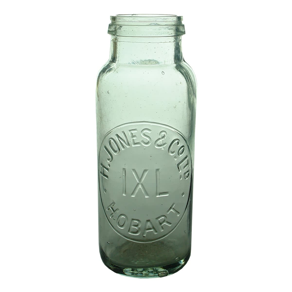 Jar. H. Jones & Co Ltd, IXL, Hobart. Jam. Clear. 2 Pound. (Tasmania)