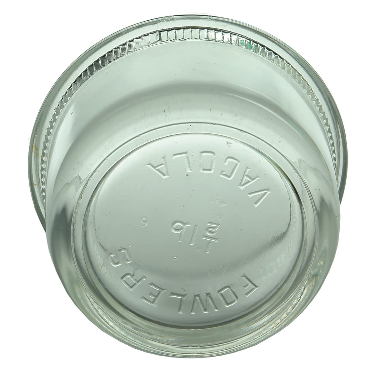 Fowlers Vacola 1/2 Lb Meat Paste type jar. (Victoria)