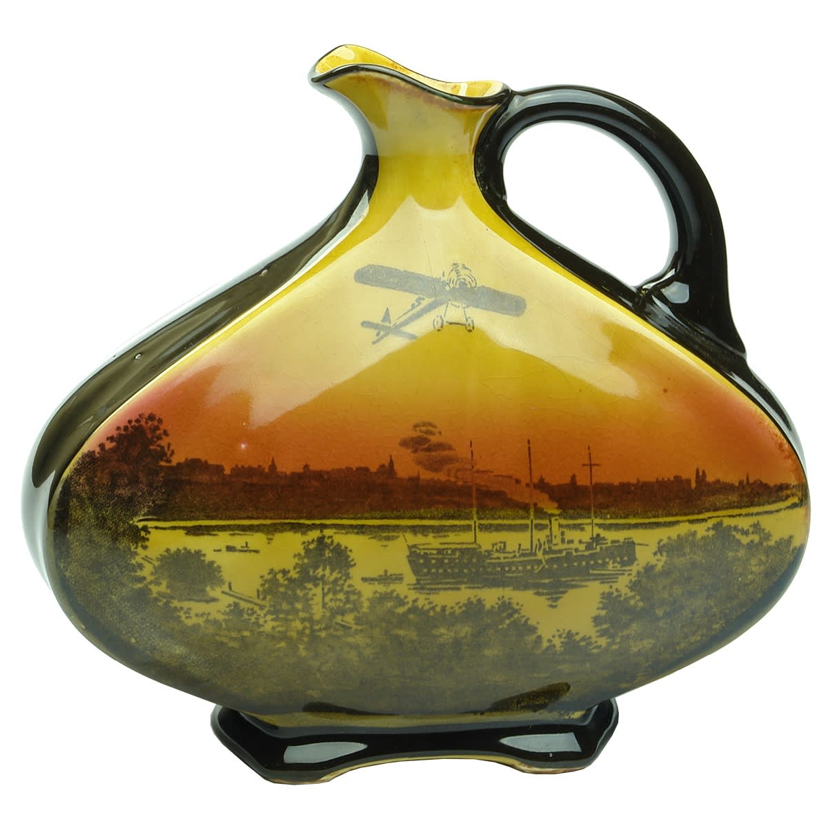 Kingsware Jug. Dewar's. Sydney Harbour. Royal Doulton.