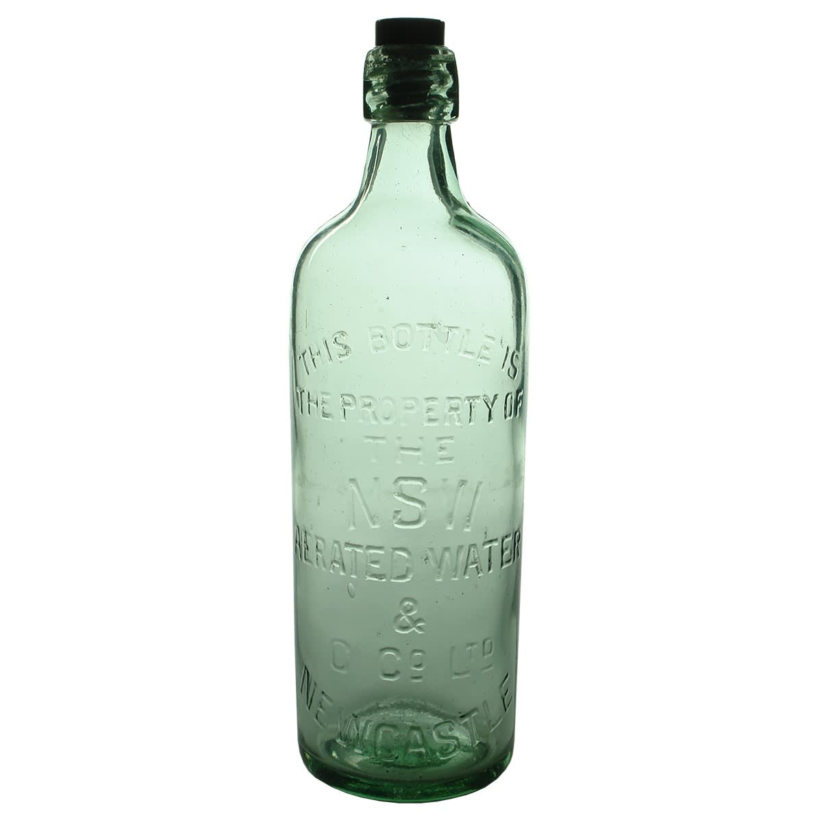 Internal Thread. The NSW A. W. & C. Co Ltd. Newcastle. Original stopper. (New South Wales)