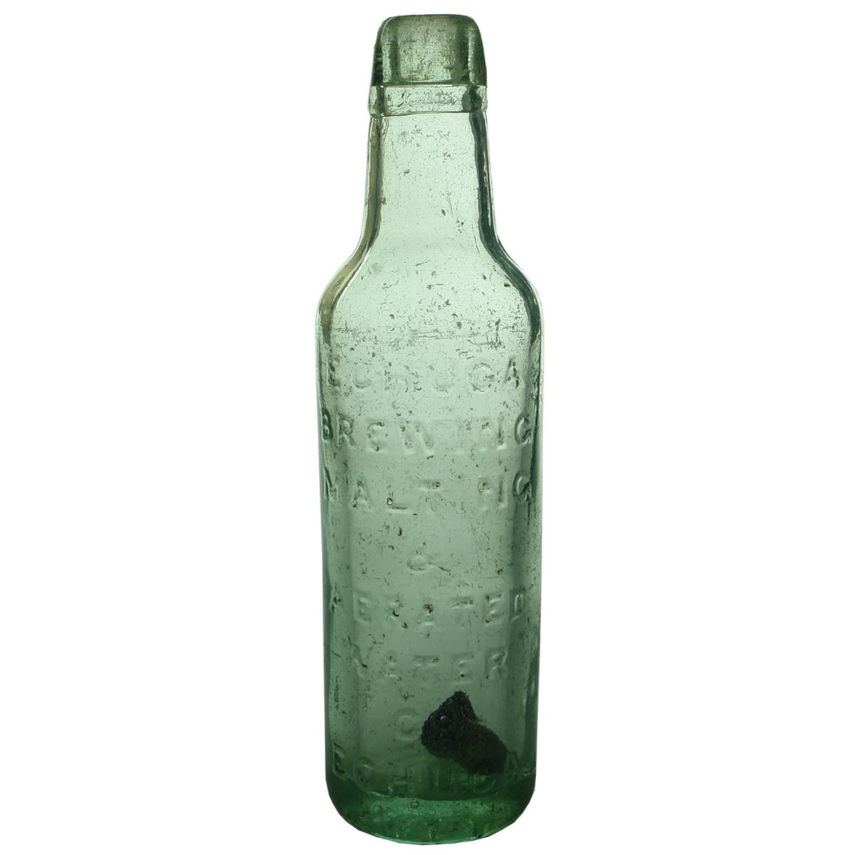 Lamont. Echuca Brewing Malting & Aerated Water Co. Aqua. 10 oz. (Victoria)