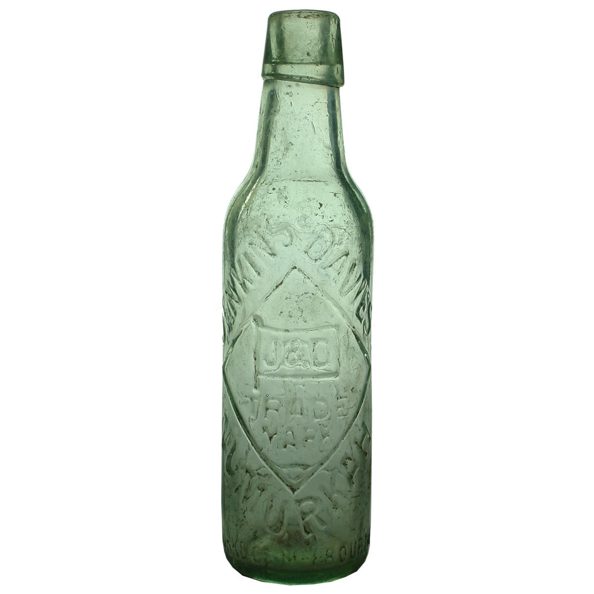 Lamont. Jenkins & Davies Numurkah. Bell Patent embossing. Flag. (Victoria)