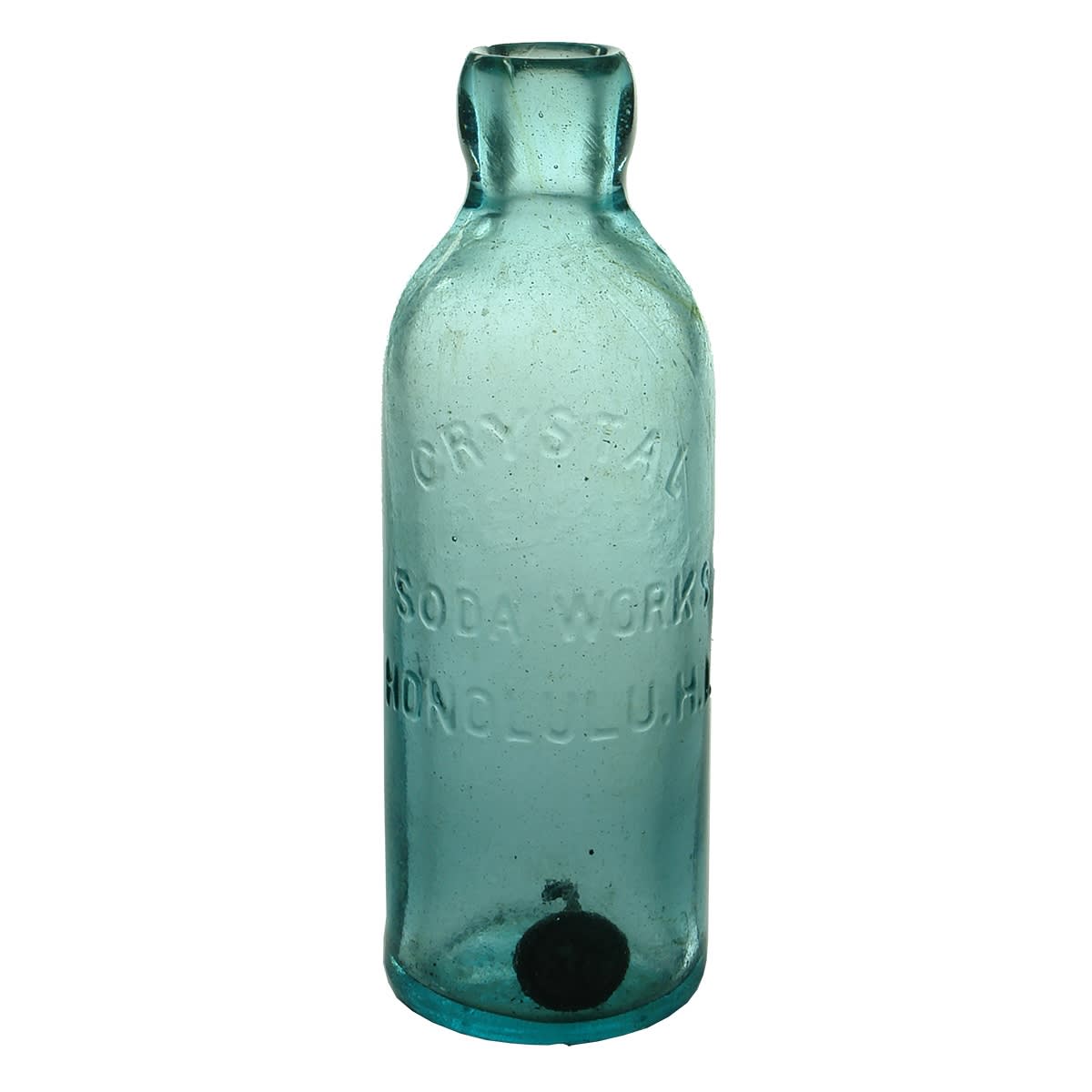Hutchinson Patent. Crystal Soda Works Honolulu H. I. 8 oz. (USA)