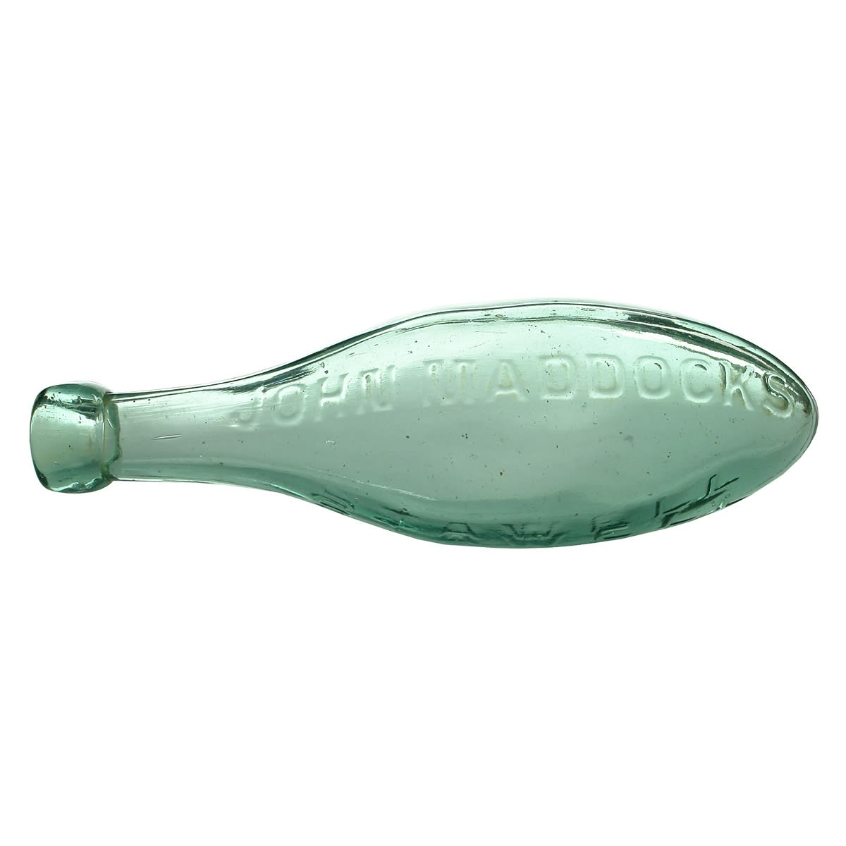Torpedo. John Maddocks, Stawell. Aqua. 10 oz. (Victoria)